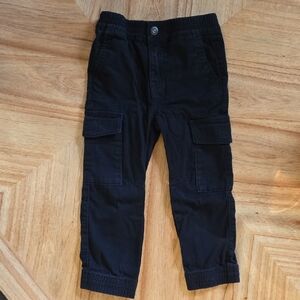 Stylish Black Cargo Pants for Kids
